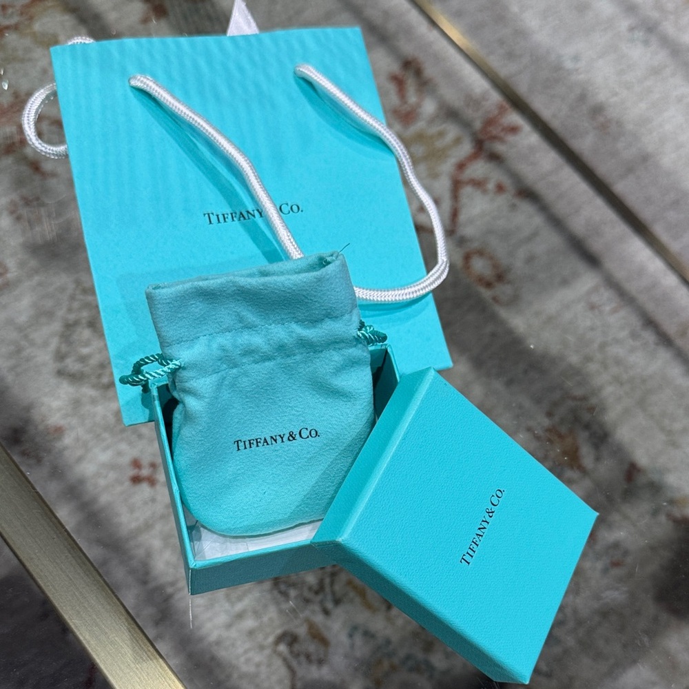 Tiffany & Co. Turquoise Box and Pouch Set